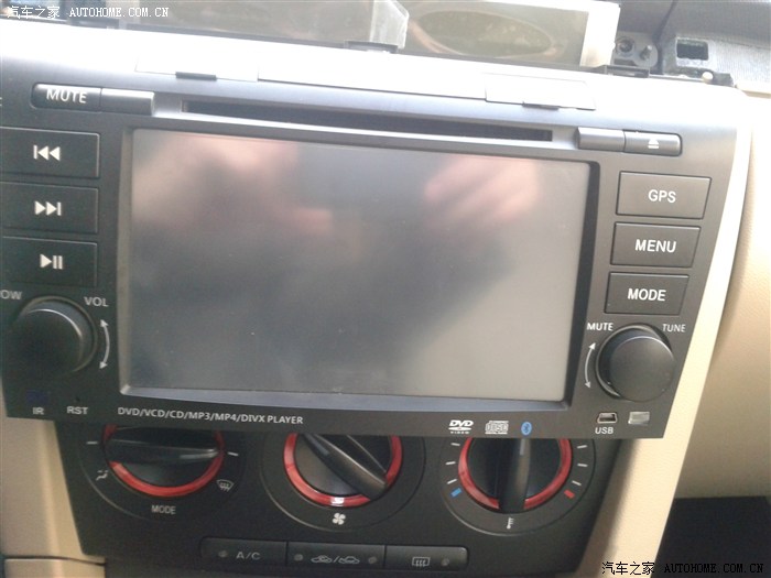 【图】车载导航点复位键后黑屏,倒车影像正常