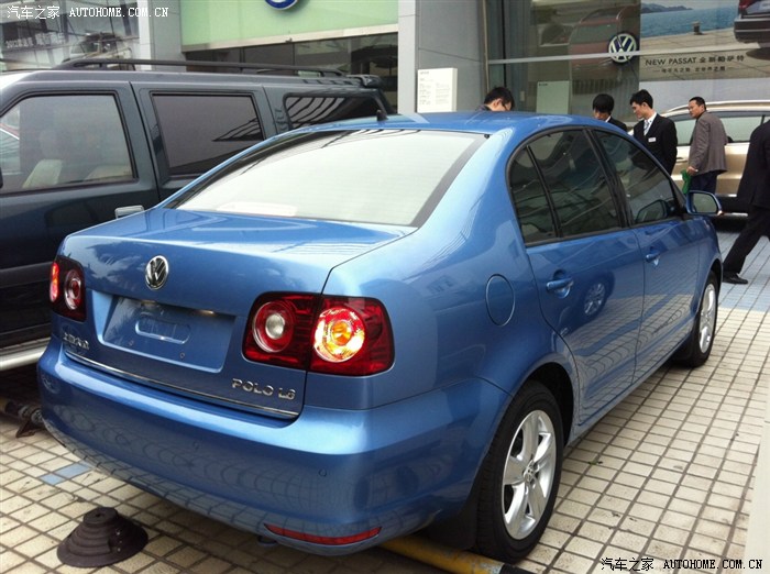 polo三厢冰海蓝提车了求认证