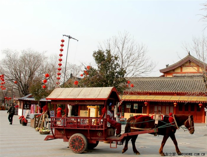 游清明上河园感受宋朝过年的韵味