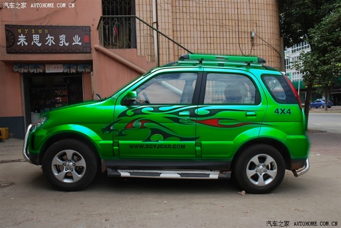 众泰5008的军绿色,有没有,有木有?