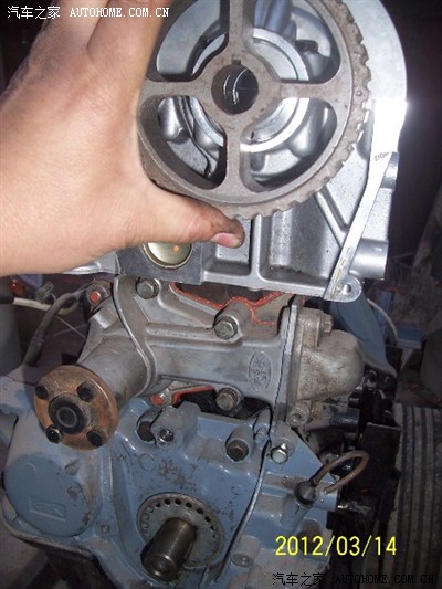 n3  ca3ga2 12气门缸盖 往 376发动机上的移植试验_夏利论坛_手机汽车