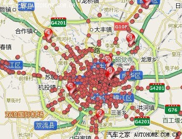 无聊查了下成都电子眼分布图震精了