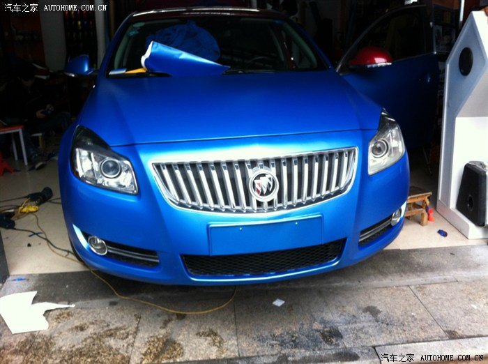 杭州第一辆90后改色糖果水晶蓝vv改装之路改色8号更新内饰