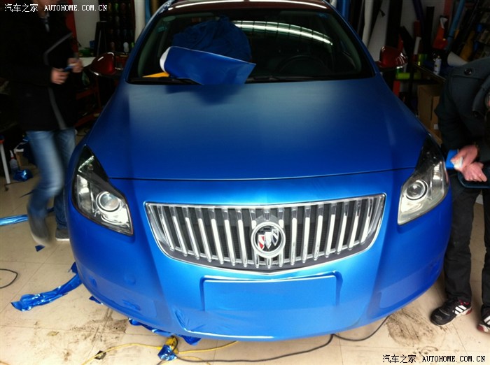 杭州第一辆90后改色糖果水晶蓝vv改装之路改色8号更新内饰