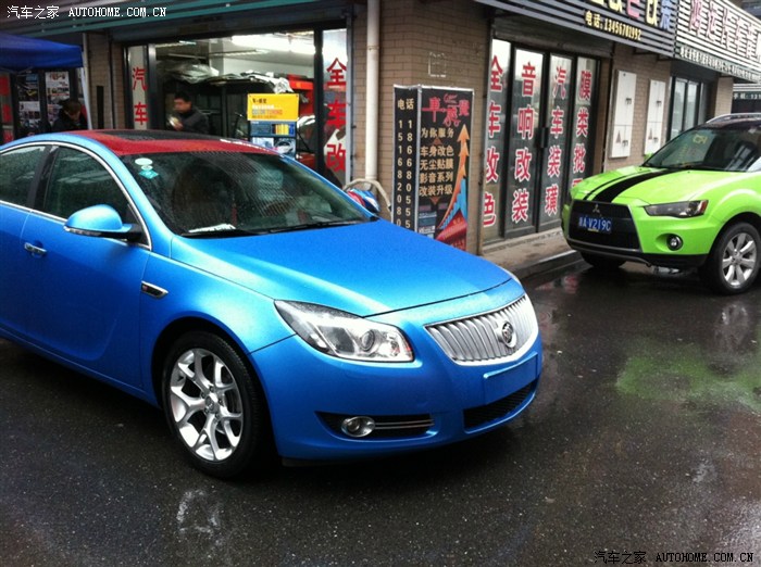 杭州第一辆90后改色糖果水晶蓝vv改装之路改色8号更新内饰