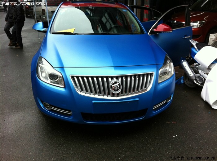 杭州第一辆90后改色糖果水晶蓝vv改装之路改色8号更新内饰