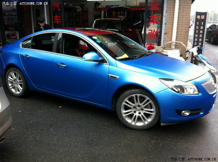 杭州第一辆90后改色糖果水晶蓝vv改装之路改色8号更新内饰