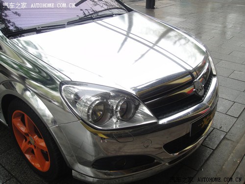 欧宝雅特跑车改装作业-改色膜,亮点多多.