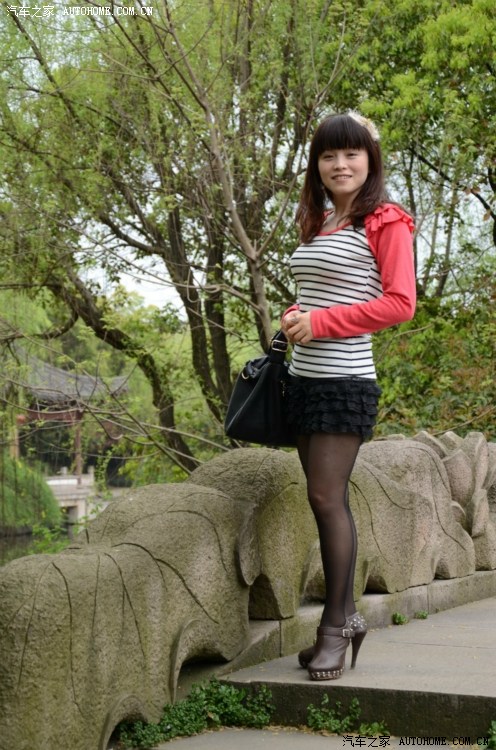 绍兴西园拍美女