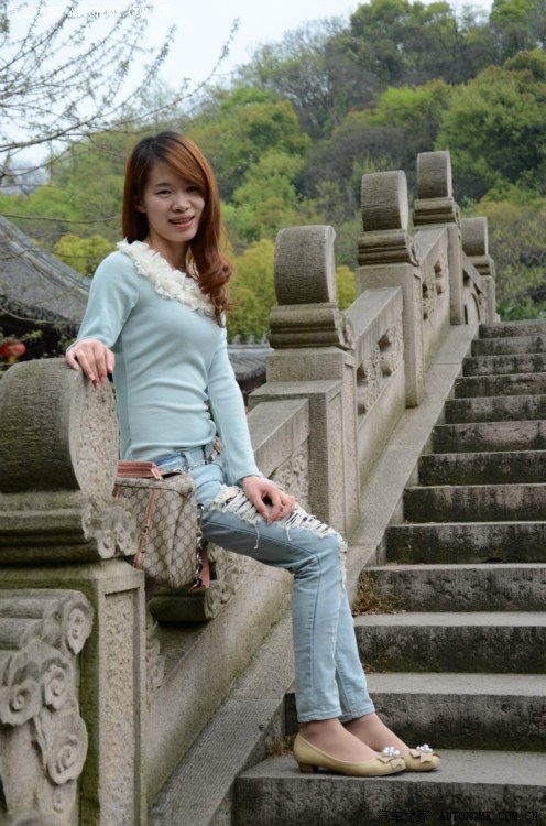 绍兴西园拍美女