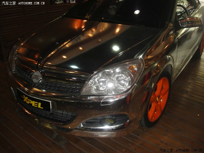 欧宝雅特跑车改装作业-改色膜,亮点多多.