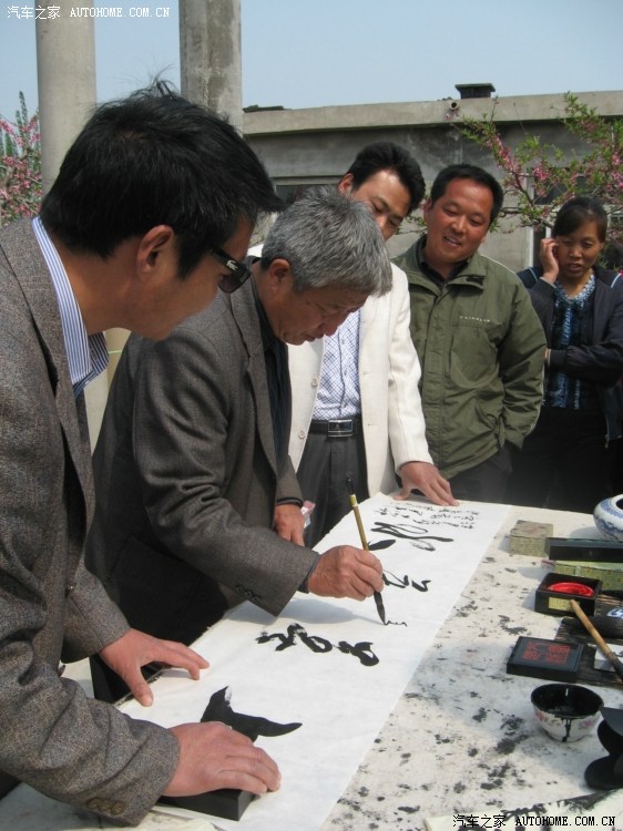农民书法家,个人共写一副条幅