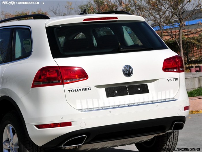 我的白色途锐还有汽车之家的改装图真的很酷