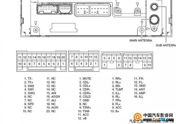 求toyota8612002610的接线方法或接口线