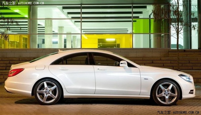 【图】cls350白色 侧面好帅._奔驰cls论坛_汽车之家论坛