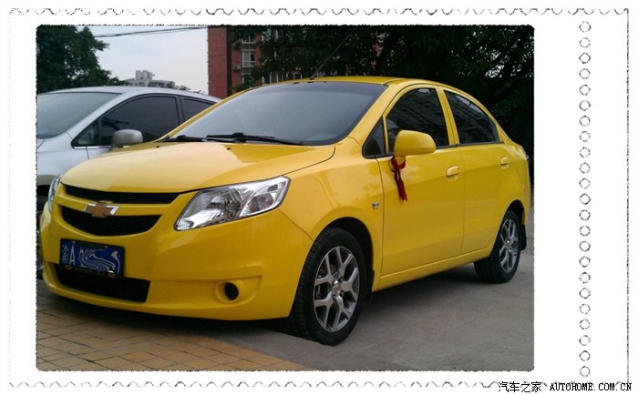 赛欧兄弟们,谁能发张自己改装的黄色三厢赛欧啊