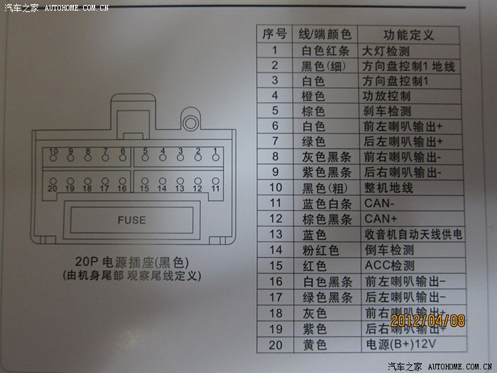 老款凯立德导航接线图图片