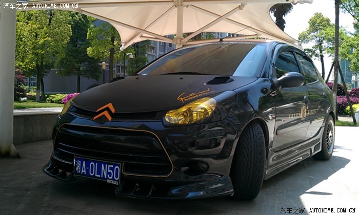【图】长沙 黑色改装c2 多图杀"虎" 申精_雪铁龙c2论坛_汽车之家论坛