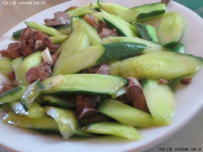 青瓜炒鸡杂