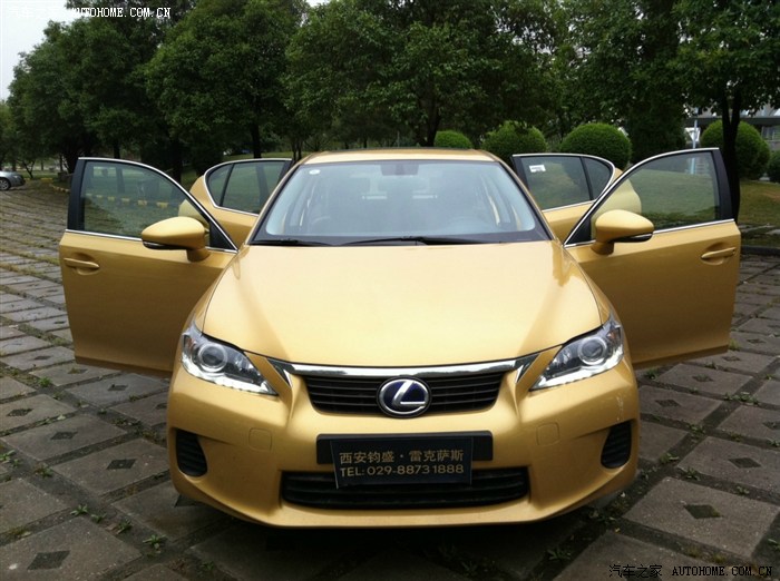 西安淡金色ct200提车作业及初体验