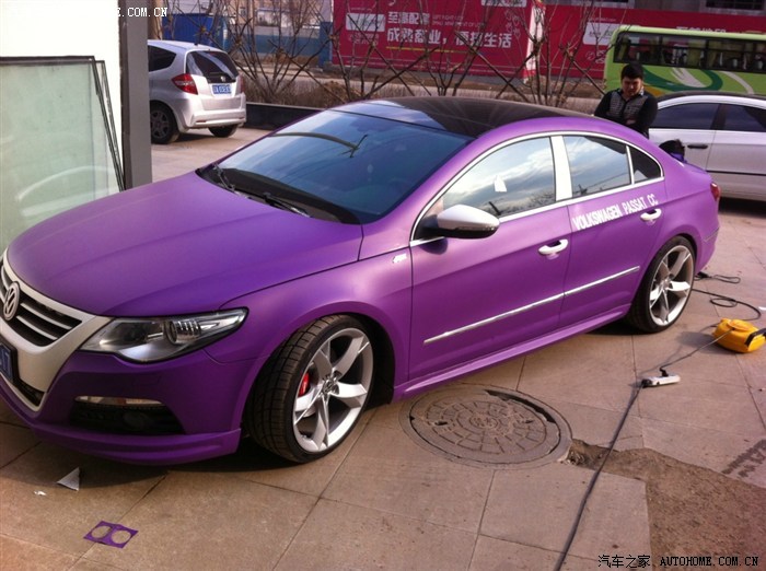 怎么没见到有帖亚光膜的宝来呢见识见识其它车帖着的效果