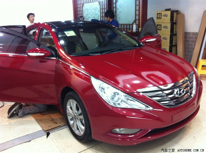 【图】5月7日,魅红索八提车了,求祝福,求认证_索纳塔论坛_汽车之家