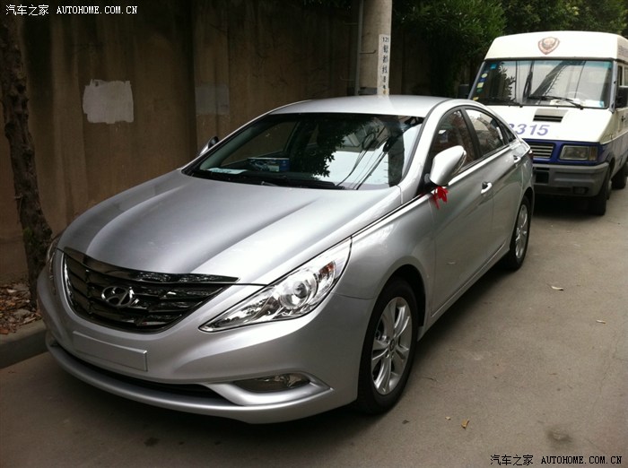 今天提车了.银色领先