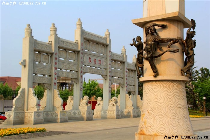 走马胶州三里河板桥镇秧歌城少海