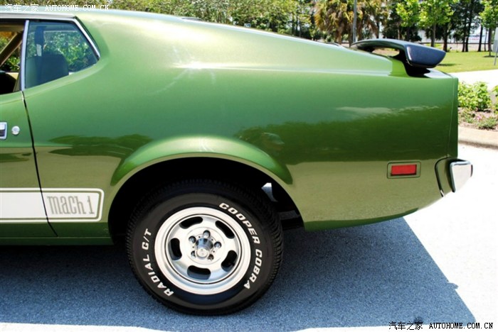 1973年的野马这个颜色够亮的