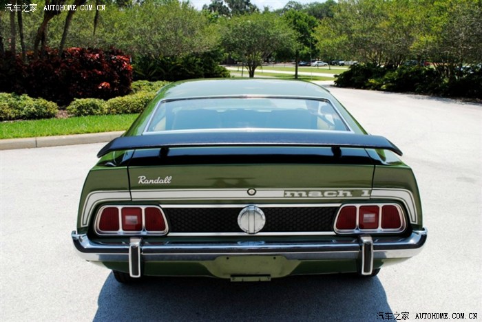 1973年的野马这个颜色够亮的