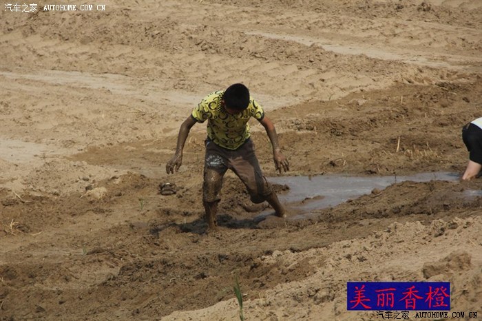 人陷泥里车陷沙里悲催啊