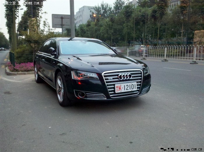 【图】刚在路上拍到的军牌w12_奥迪a8论坛_汽车之家论坛