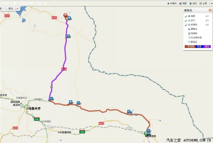 新疆103省道全程线路图图片