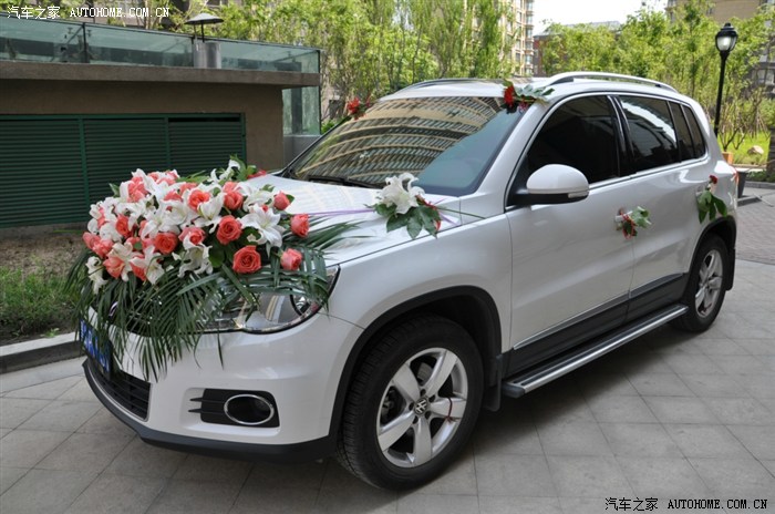 蔚为壮观的哈尔滨途观婚礼车队我们来了