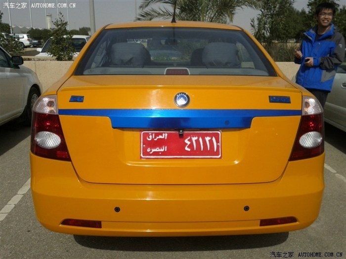 在伊拉克的吉利车