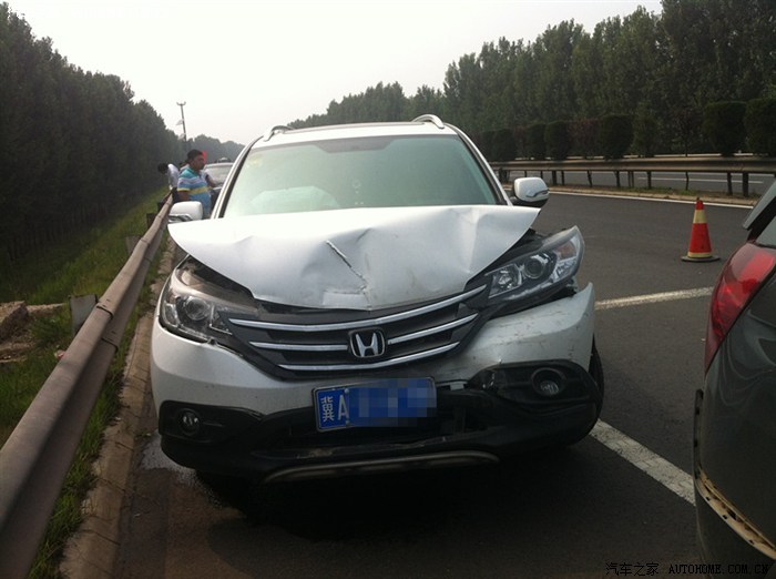 本田crv2012严重追尾科帕奇,惨烈程度有多大?(转帖)