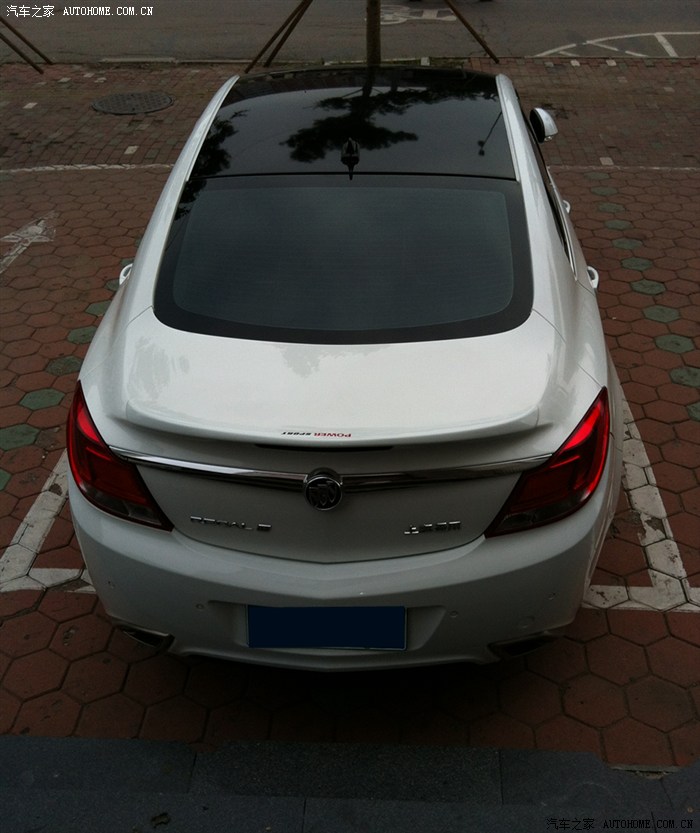 【图】发几张白色伪gs贴亮黑顶的照片_君威论坛_汽车之家论坛