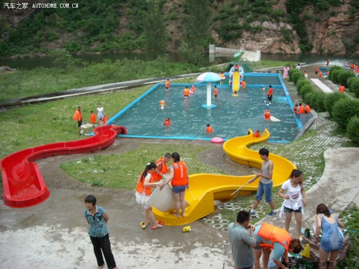 汽车之家河南fit车主营联合k2车友会西泰山马兰河漂流自驾游