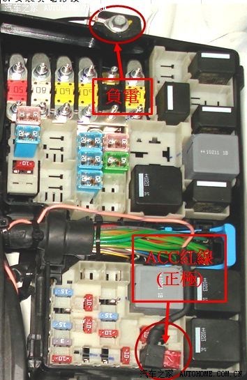 保险盒acc电源保险丝 acc保险丝是什么意思
