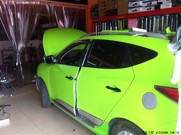 【图】【35天下-小豆子 出品】ix35全车改色实录_北京现代ix35论坛