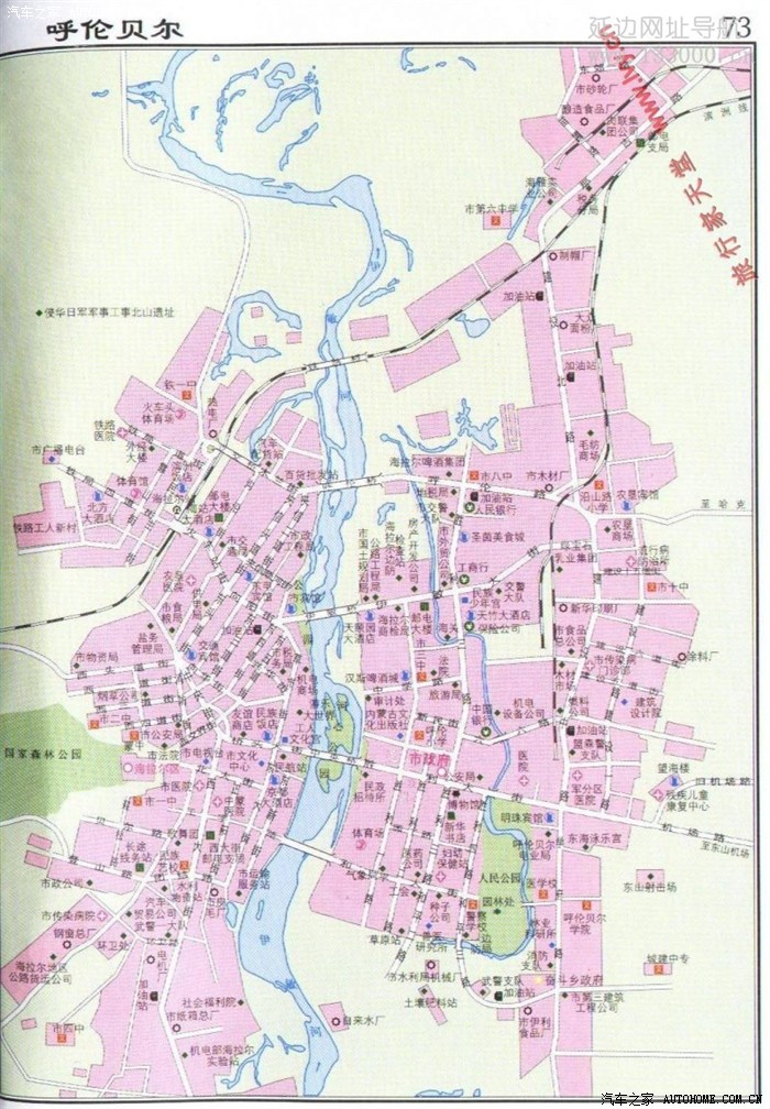 延吉市区交通图图片