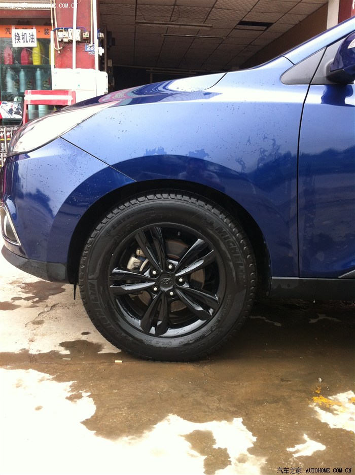 【图】喷漆轮毂!照片今天发!_北京现代ix35论坛_汽车之家论坛