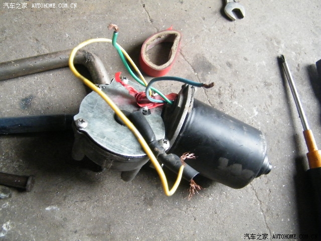 雨刮电机维修及借用长安之星电机