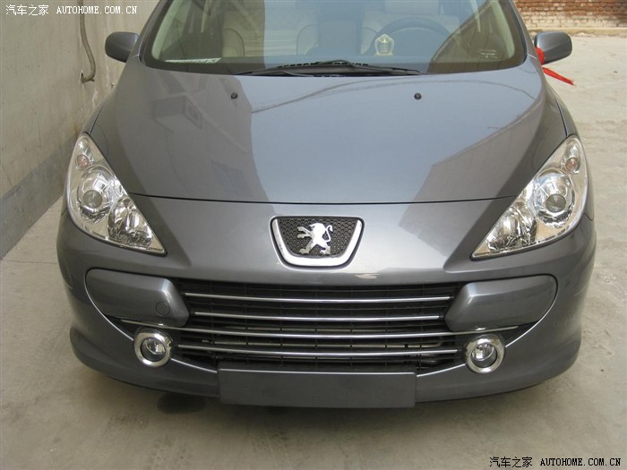【图】新车作业,晒晒我的铂金灰307_标致307论坛_汽车之家论坛