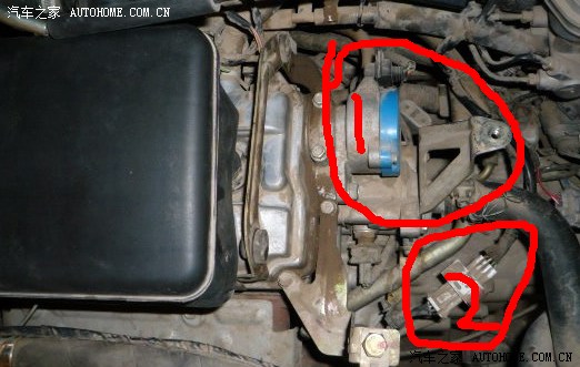 曲轴位置传感器和节气门位置传感器位置在哪