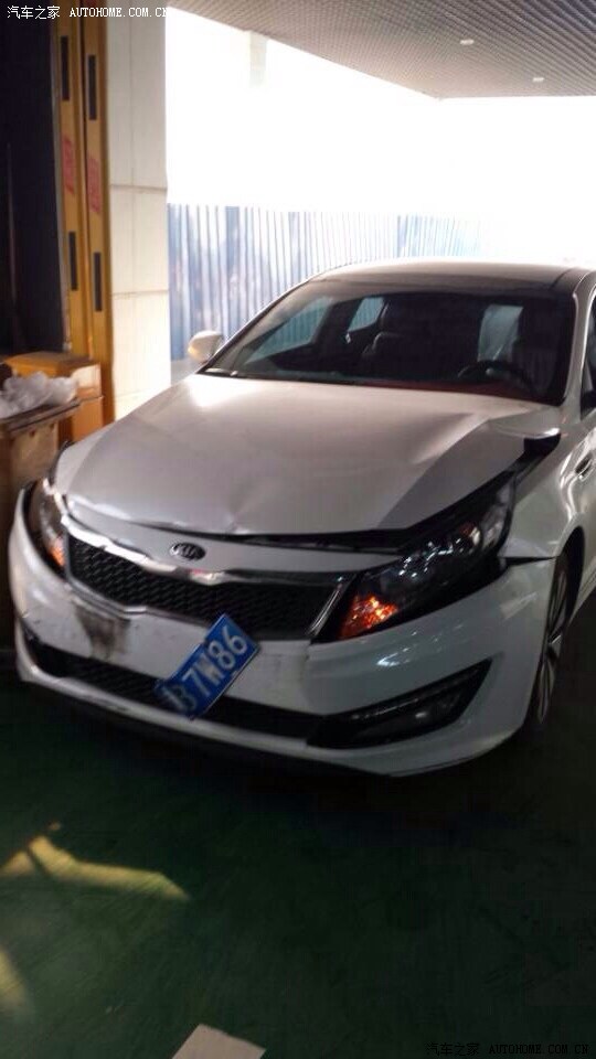 【图】开老婆k5感受 撞车_起亚k5论坛_汽车之家论坛