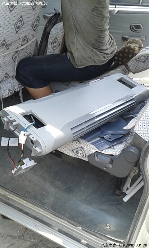 【图】空调安装好了_东风小康k17论坛_汽车之家论坛