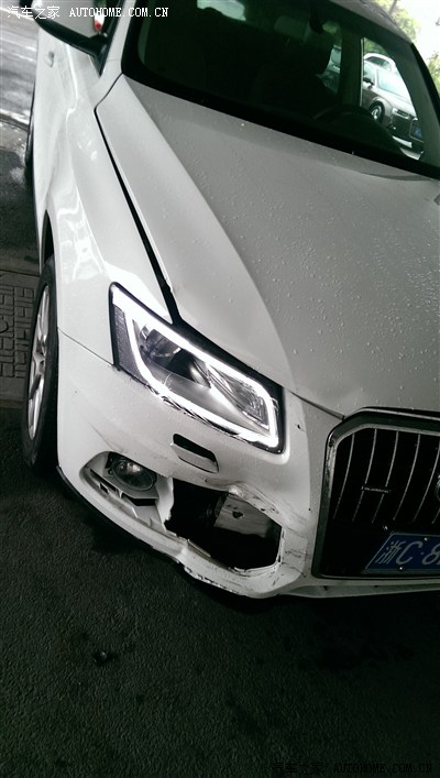 二个月多,被撞了下,对方全责_奥迪q5论坛_手机汽车之家