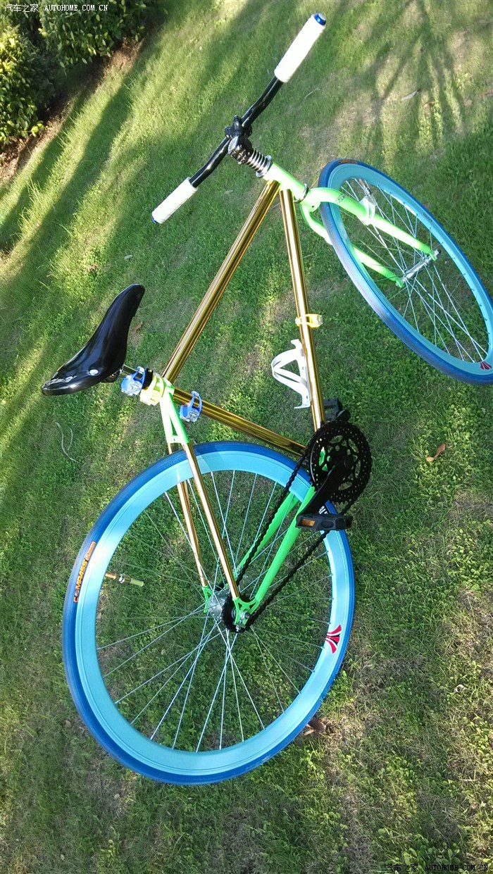 【图】自己dly改色死飞_自行车论坛_汽车之家论坛