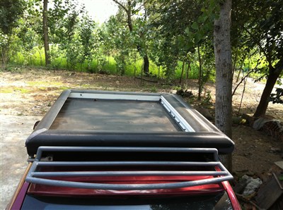 给哈弗diy了个车顶帐篷,快完工了,累啊!